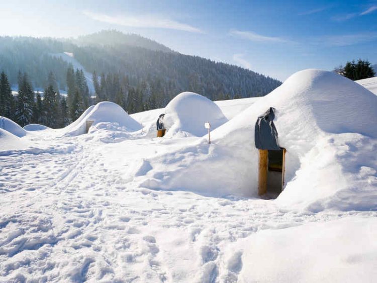Villaggio Igloo, in Svizzera è possibile soggiornarci